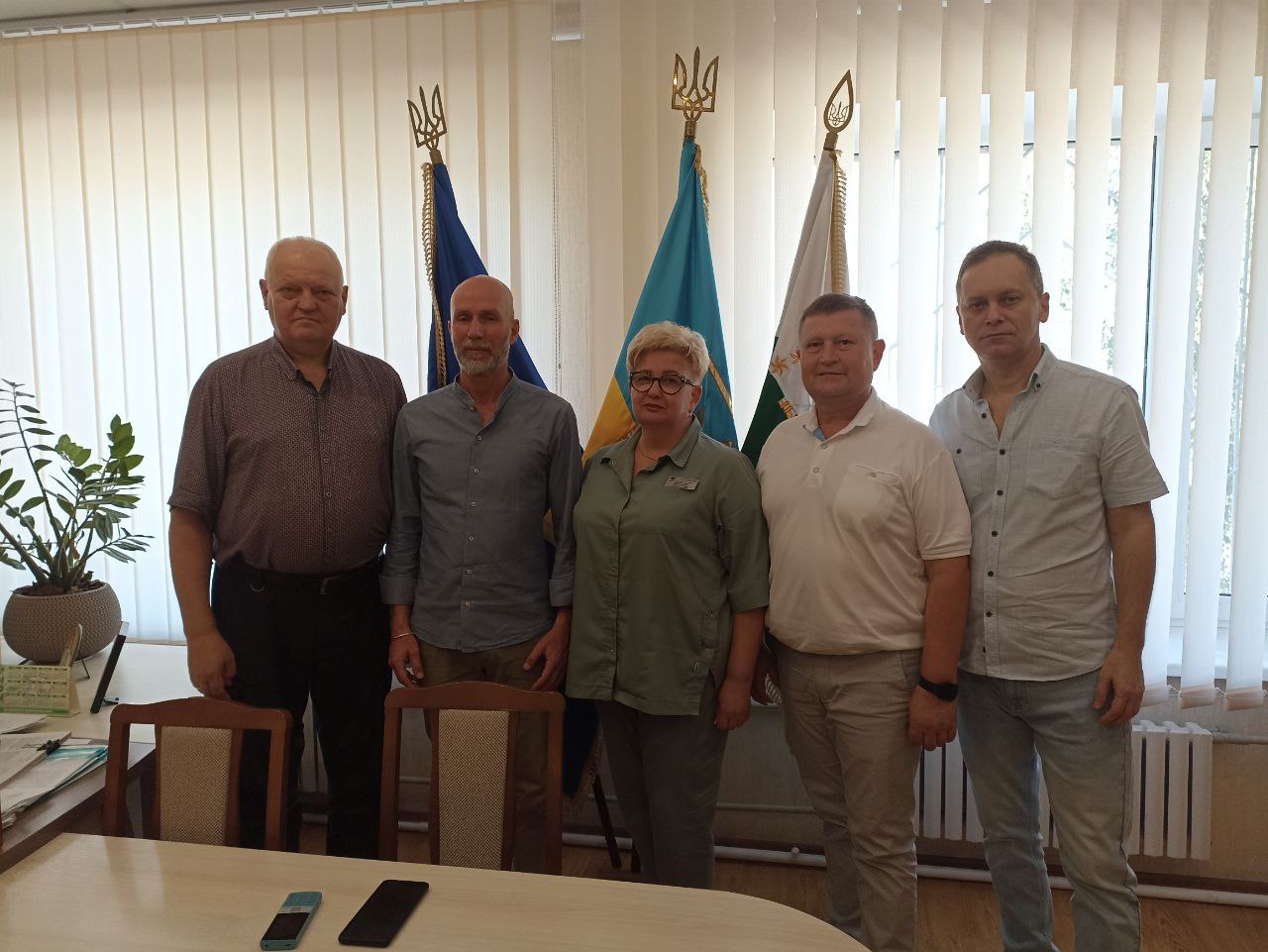 Meeting in the main hospital of Poltava region.